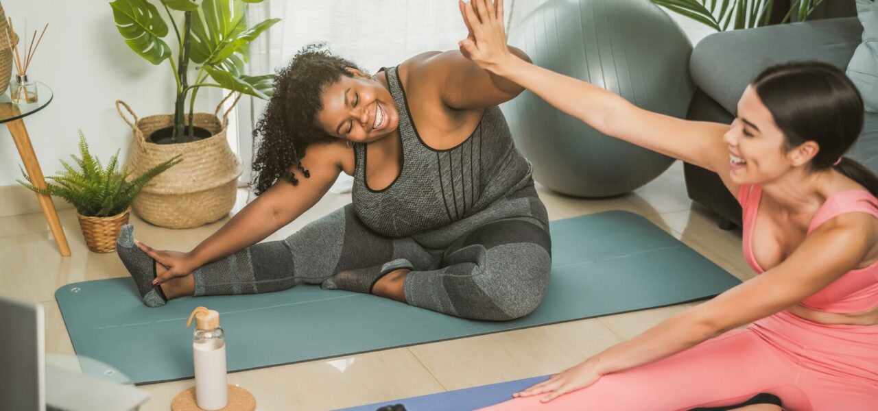 stretching